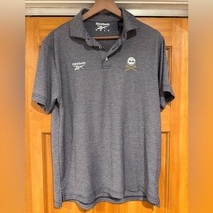 Reebok Men's Heathered Blue Crushers Polo Shirt